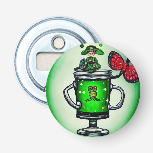 Décapsuleur Bière verte de la Saint-Patrick (Devant)