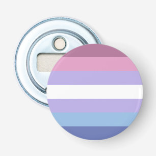 Décapsuleur Bigender Pride, Impression par bandes, Fierté LGBT