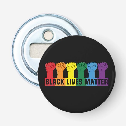 Décapsuleur Black Lives Matt _ BLM Rainbow (Devant)