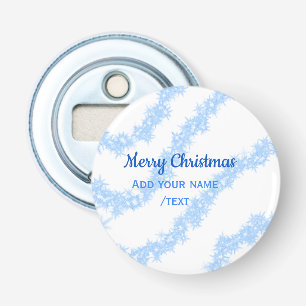 Décapsuleur Blue merry noël scintillant lignes de parties scin
