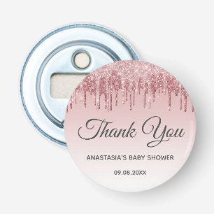 Décapsuleur Blush Rose Glitter Merci Baby Shower