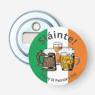 Décapsuleur BONNE bière de JOUR DE LA SAINT PATRICK Sláinte