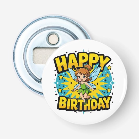 Décapsuleur Bonne fête d'anniversaire (Devant)