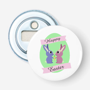 Décapsuleur Bonne Pâques ! De mignons lapins