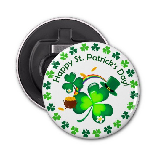 Décapsuleur Bonne Saint Patrick's Day (Devant)