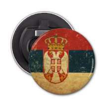 Bottle Opener Serbie Drapeau