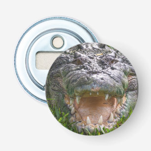 Décapsuleur Bouche de crocodile d'eau salée sauvage ouverte