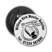 Décapsuleur Boucher maître. Dîner du boucher (Devant)