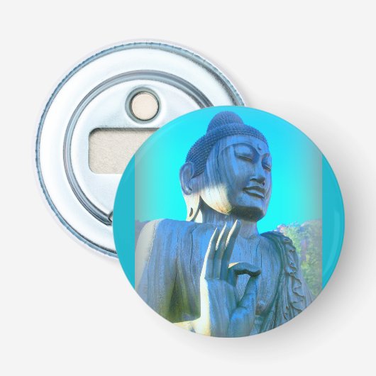 Décapsuleur bouddha bleu (Devant)