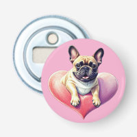 Bouledogue français coeur fête des mères