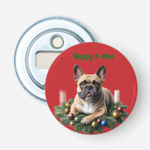 Décapsuleur Bouledogue français Noël Bulldog français