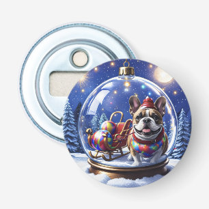 Décapsuleur Bouledogue français Noël French Bulldog
