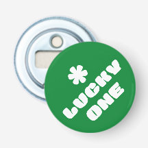 Bouteille de bouton Ouvrir Lucky One