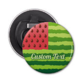 Décapsuleur Bouteille de drapeau de pastèque (Devant)