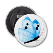 Décapsuleur Bouton Bleu Bouteille Ouverture (Devant)