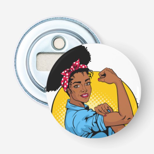 Décapsuleur Bouton Bouteille - Nous Pouvons Le Faire! (Devant)