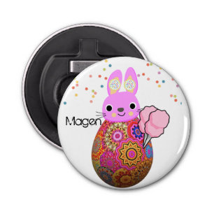 Décapsuleur Bouton Bouteille Ouverture rose Rabbit crème glacé