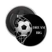 Décapsuleur Bouton de soccer Ouverture de bouteille (Devant)