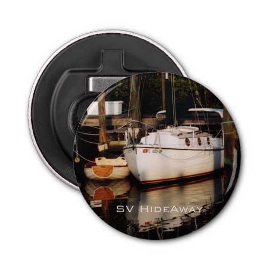 Décapsuleur Bouton personnalisé Ouverture bouteille SV cachet (Devant)