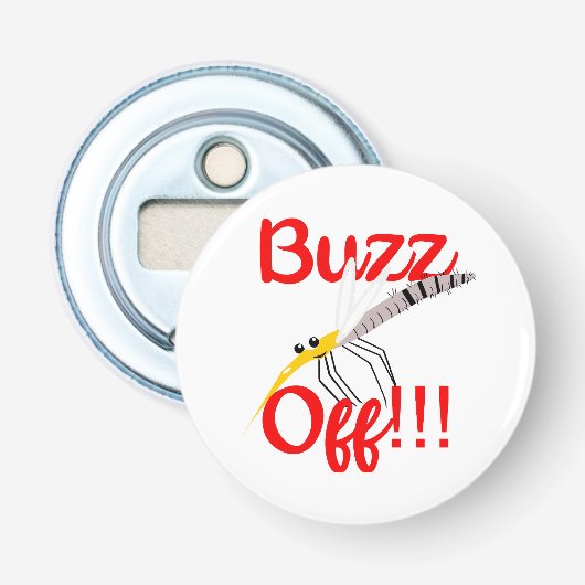 Décapsuleur Bouzz Off Badge Bottle Opener (Devant)
