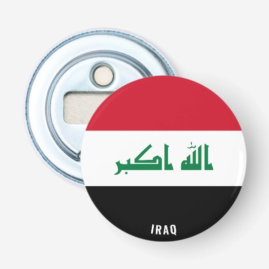 Décapsuleur Bravo à l'Irak ! Splendide patriotique (Devant)
