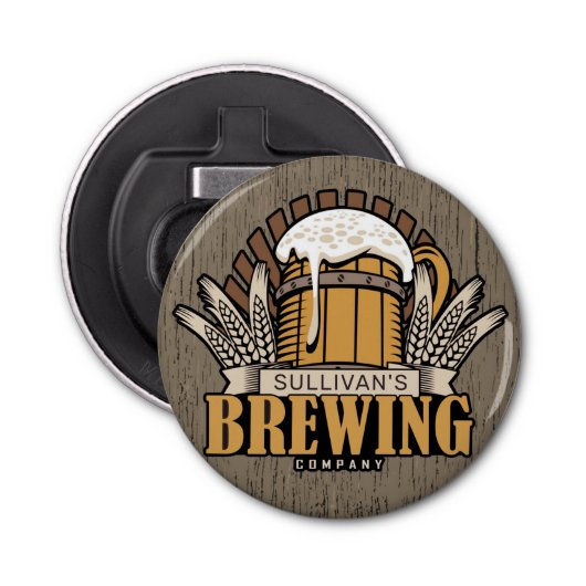 Décapsuleur Brewery ADD NAME Craft Beer Brewing Company Bar (Devant)