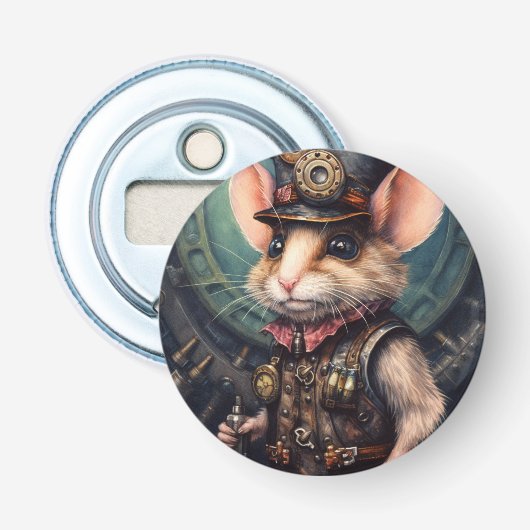 Décapsuleur Brie Chapeau Haut Steampunk (Devant)
