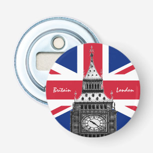 Décapsuleur British Flag & Big Ben - Londres, Royaume-Uni /fan