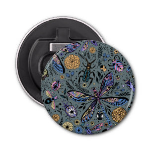 Décapsuleur Bugs de Doodle sur le gris de latte