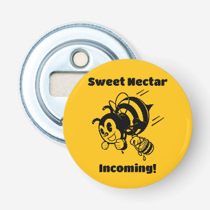 Décapsuleur Busy Bee Sweet Nectar Incoming! Buckets Cartoon
