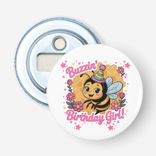 Décapsuleur Buzzin' Birthday Girl Bee Theme mignonne Bee Lover
