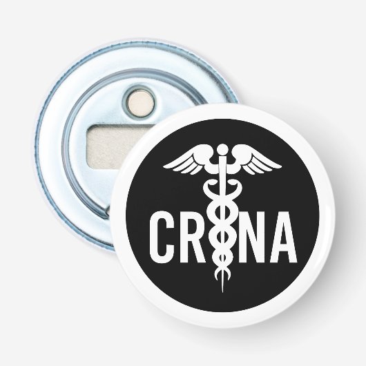 Décapsuleur Cadeau anesthésiste certifié CRNA (Devant)