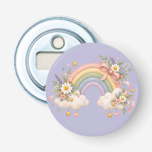 Décapsuleur Cadeau Arc-en-ciel à l'aquarelle – Nuage Charmant
