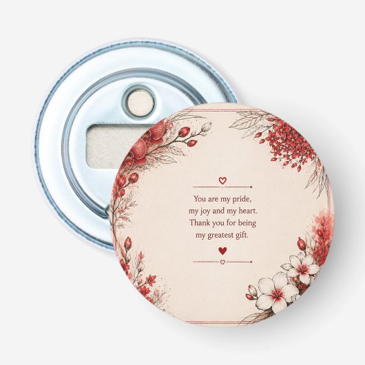 DÉCAPSULEUR CADEAU D'AMOUR POUR LA FÊTE DES FILLES  (Devant)