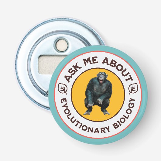 Décapsuleur Cadeau d'humour de nerd sur l'évolution drôle de b (Devant)