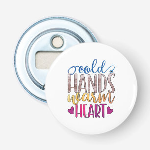 Décapsuleur Cadeau infirmière Coeur chaud des mains froides