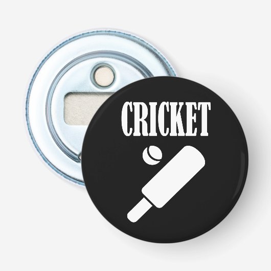 Décapsuleur Cadeau sportif de cricket (Devant)