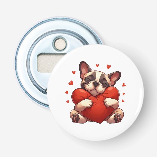 Décapsuleur Cadeaux de la Saint-Valentin Pitbull (Devant)