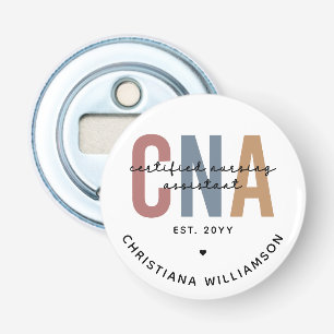 Décapsuleur Cadeaux de l'adjoint infirmier certifié rétro de l