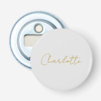 Calligraphie or couleur gris Personnalisé Edition