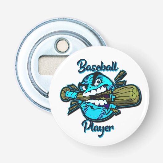 Décapsuleur Camionneur de baseball chapeau porte - clé (Devant)