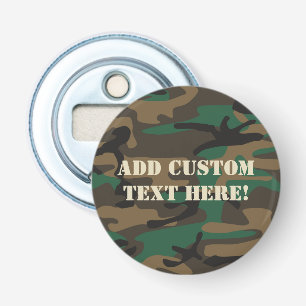 Décapsuleur Camouflage militaire Brown vert