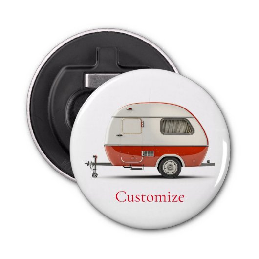 Décapsuleur Camper Teardrop Classic Retro Thunder_Cove (Devant)
