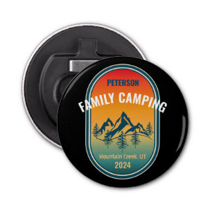 Décapsuleur Camping familial sur mesure Vintage Sunset Adventu