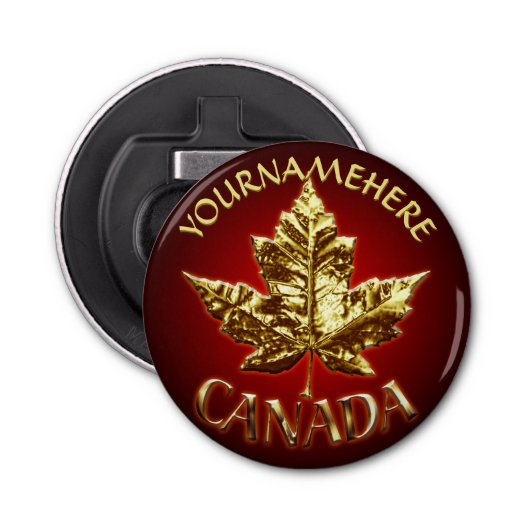 Décapsuleur Canada Bottle Opener Custom Canada Équipe Souvenir (Devant)