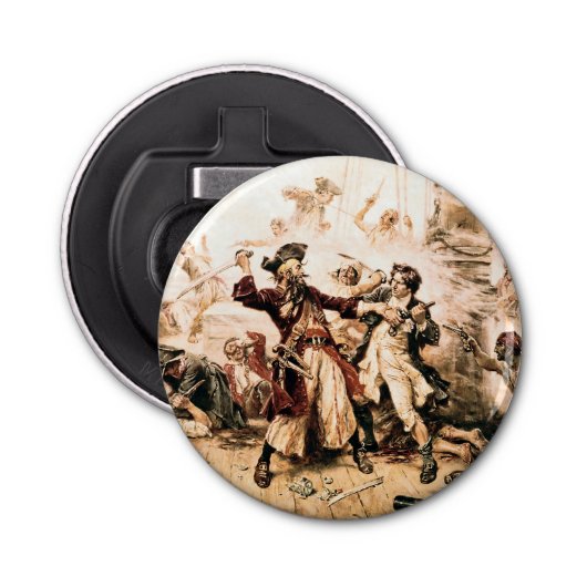 Décapsuleur Capture, Barbe noire pirate, Revenge de la reine A (Devant)