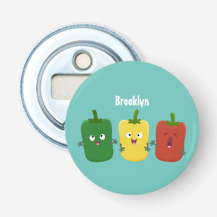 Décapsuleur Caricature de chant trio capsicum poivre clair