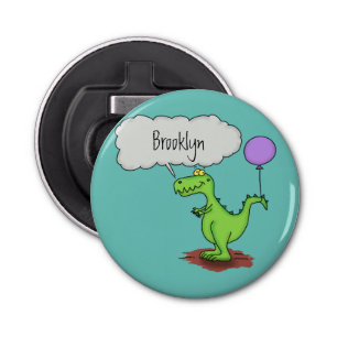 Décapsuleur Caricature de dragon dragon drôle et vert respiran