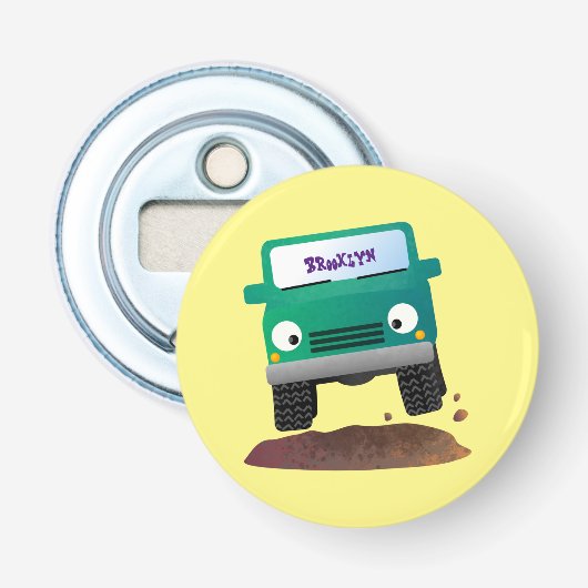 Décapsuleur Caricature de voiture 4 X4 hors route (Devant)