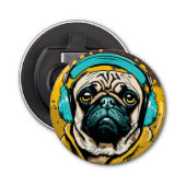 Décapsuleur Carlin portant un casque (Devant)